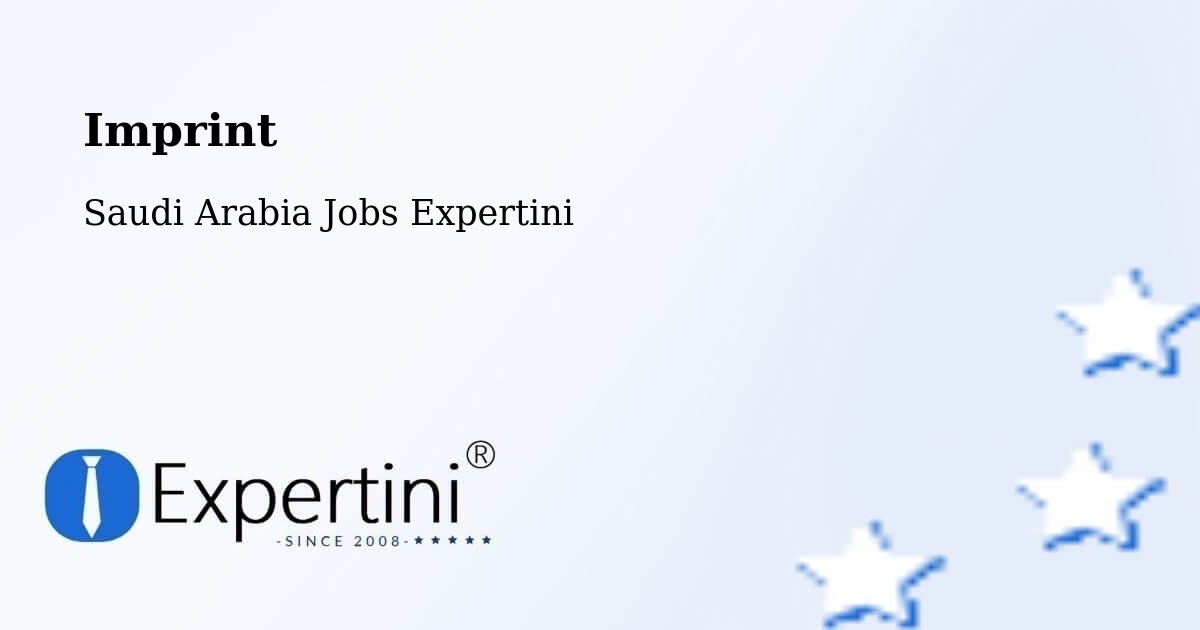 Imprint – Bahwil - Saudi Arabia Jobs Expertini